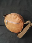 washable kraft paper shoulder bag, round bag