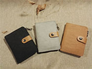 washable kraft paper wallet, zipper bag, card holder