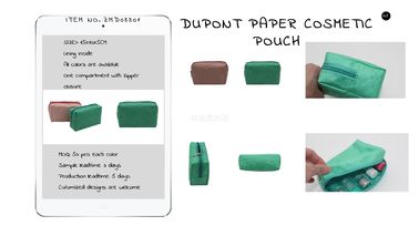 dupont tyvek cosmetic bag, makeup bag, purse