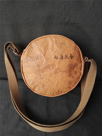 washable kraft paper shoulder bag, round bag