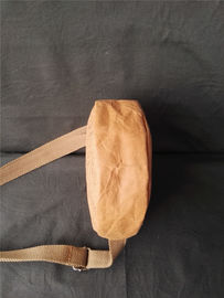 washable kraft paper shoulder bag, round bag