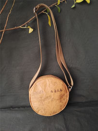 washable kraft paper shoulder bag, round bag