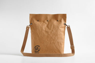 washable kraft paper shoulder bag