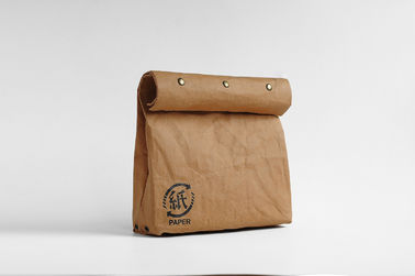 washable kraft paper shoulder bag