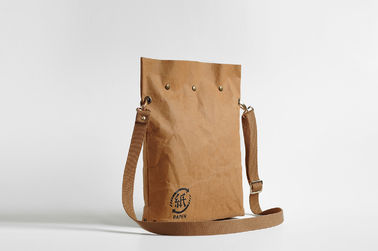 washable kraft paper shoulder bag