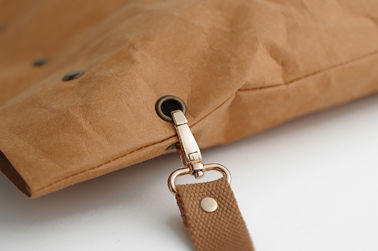 washable kraft paper shoulder bag