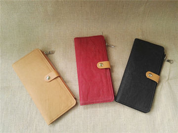 washable kraft paper wallet, zipper bag, card holder