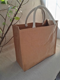 washable kraft paper shopping bag, tote bag