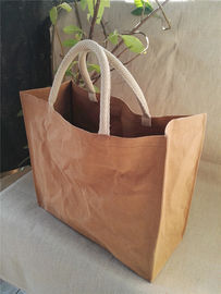 washable kraft paper shopping bag, tote bag