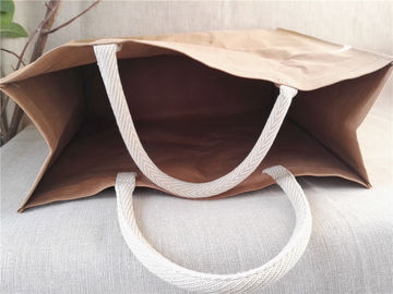 washable kraft paper shopping bag, tote bag